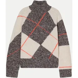 Pullover mit Argyle-Muster Braun M