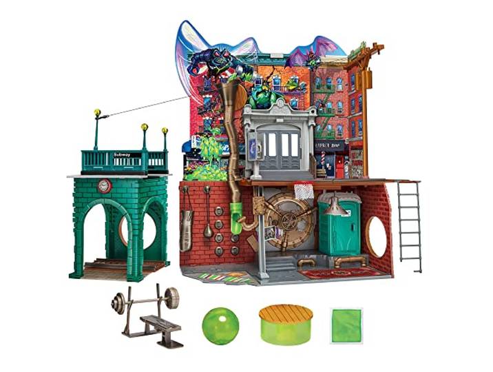 Ninja Turtles : Teenage Years playset Quartier général