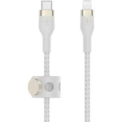 Belkin BoostCharge Pro Flex USB-C Kabel mit Lightning Connector (2 m, weiß)