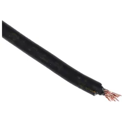 RS PRO, Kabelleitung, 2491B 0.75mm black LSHF equipment wire (100 m)