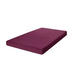 como Spannbetttuch  Uni Jersey ¦ rot ¦ Maße (cm): B: 90
