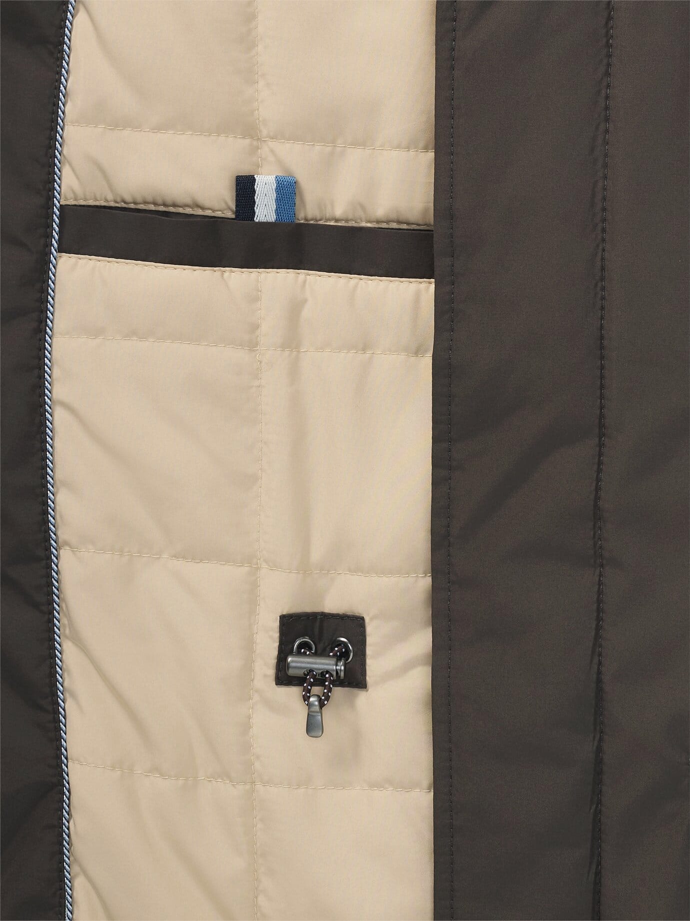 Walbusch Wärmende Langjacke mit 9 Taschen, normale Größen#untersetzte Größen, Farbe Braun, 27, 9 praktische Taschen klimatisierende Sorona-Füllung Herren