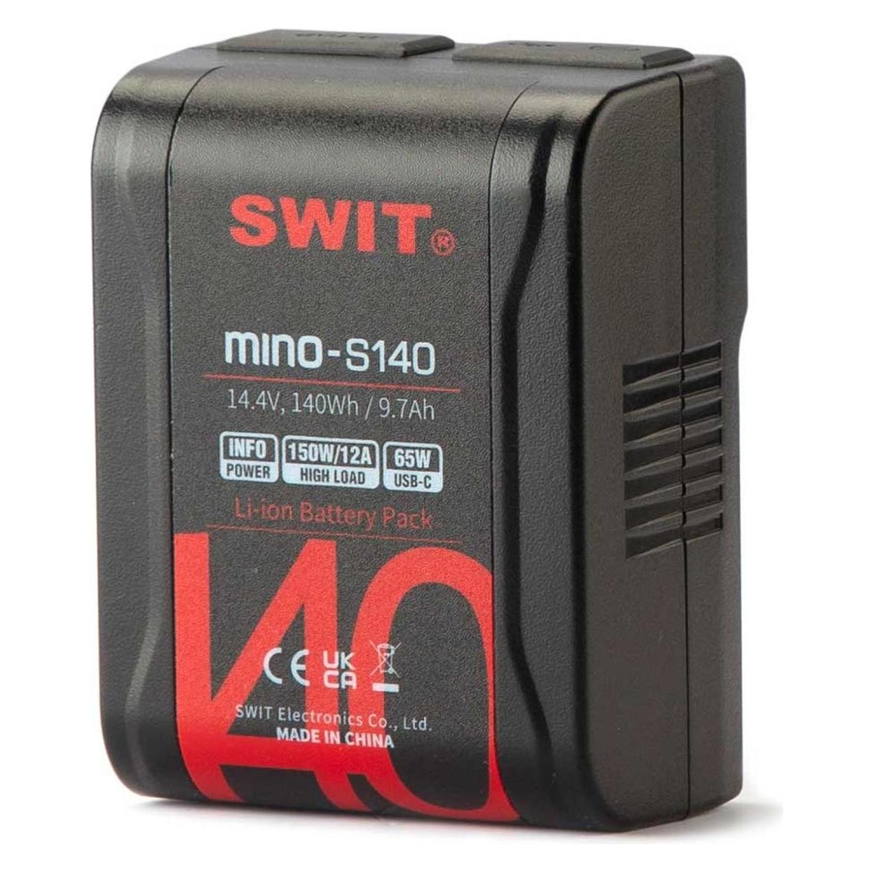 Swit USB-C smaller 140wh Pocket Tiny Battery, 5.5x8x10.5cm ultra-compact designPocket fit (Kamera Akku) (Mino-S140)