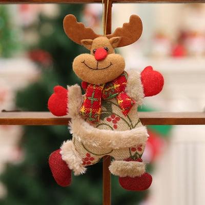 Inspired Deals Festive Dancing Reindeer Christmas Ornament Plush Hanging Tree Decoration deer