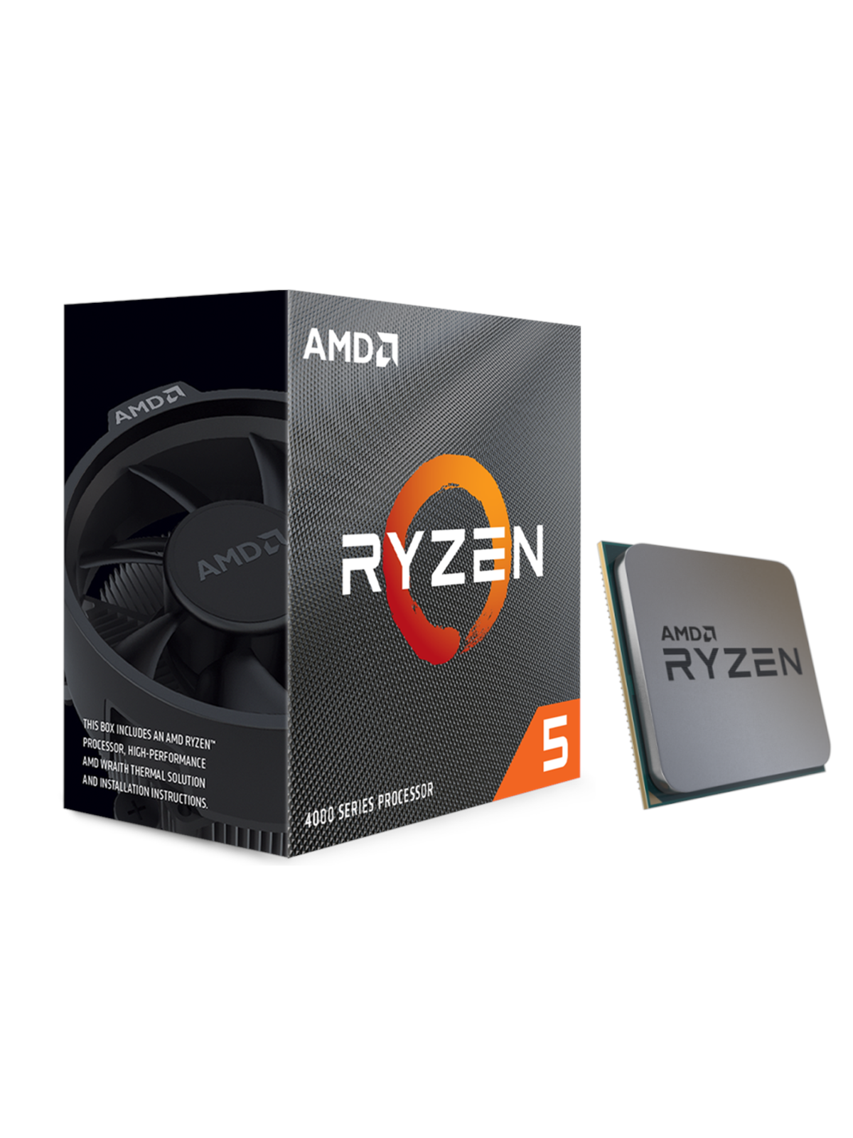 AMD Ryzen 5 4500 Wraith Stealth CPU - 6 Kerne - 3.6 GHz - AMD AM4 - AMD Boxed (mit Kühler)