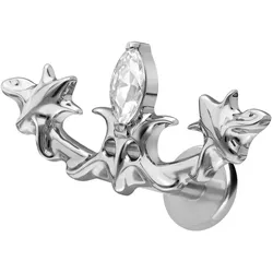 Titan Labret mit Innengewinde GOTISCHES DESIGN