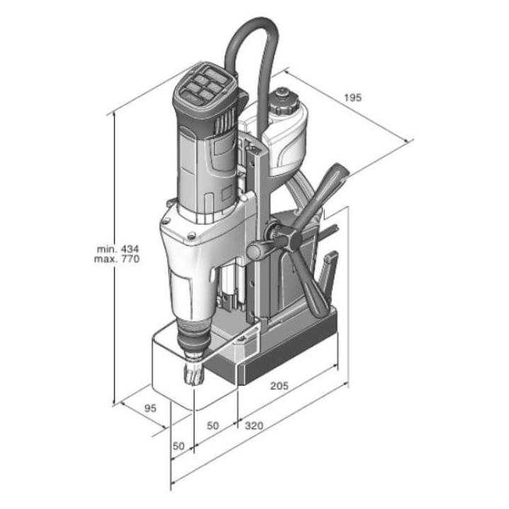 Fein Magnet-Kernbohrmaschine KBM 65 U (Bohrmaschine) (72704361000)