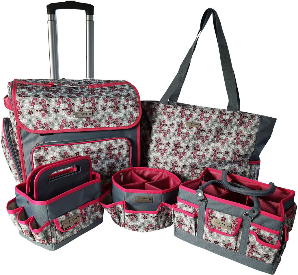 Sewing Online Fabric Storage Bag Pink 59L