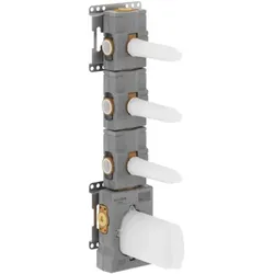 Dornbracht Unterputz-Grundkörper 3553197090 mit 3 Ventilen, für Wandbefestigung, 3/4", 3/4"