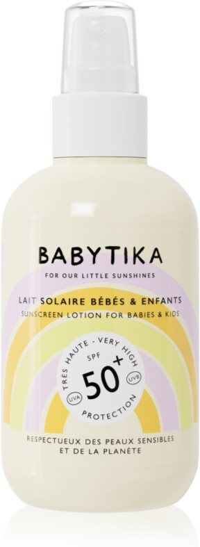 Mimitika Babytika Sunscreen Lotion SPF 50+ lait solaire enfants en spray SPF 50+ 190 ml