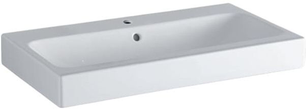 Geberit iCon Aufsatz Waschtisch 124575600 75x48,5cm, weiß KeraTect, mit Hahnloch