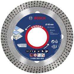 Bosch Accessories 2608900653 EXPERT HardCeramic Diamanttrennscheibe Durchmesser 85 mm Bohrungs-Ø 22.23 mm Stein, Beton, Ziegel, Fliesen 1 St.