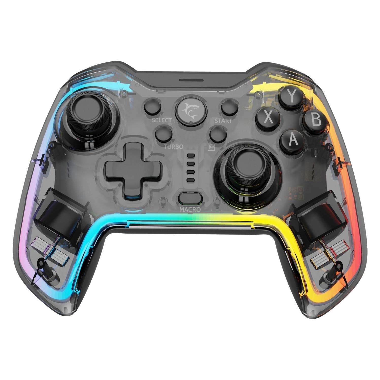 White Shark GPW-8040 Praetorian RGB BT Controller (Android, iOS, PC, PS3, PS4, Switch) (PRAETORIAN)