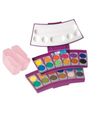 Pelikan 1 Stücke Bürokleinmaterial Pink 24er Deckfarbk. ProColor 735PC/24 Beere/Rosa 24 Farben (701211)