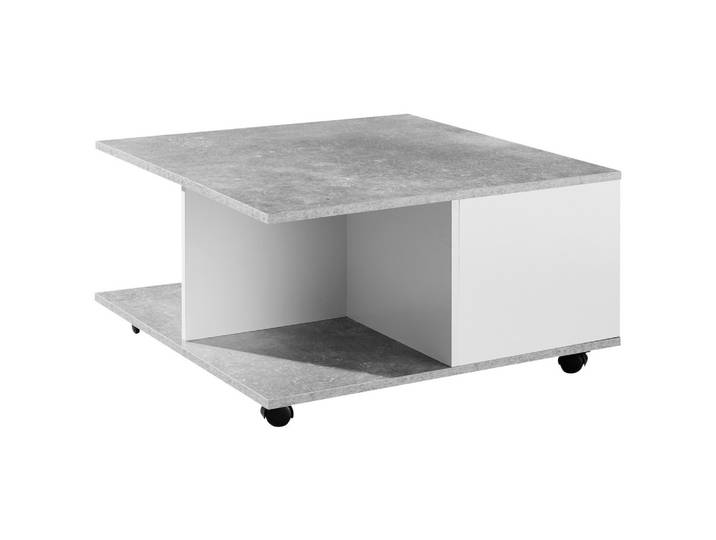 Couchtisch Betonoptik/Weiß