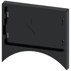 Siemens 3SU1960-0AS10-0AA0 Schildträger, flach, abgerundet, schwarz, für Schild 17,5x27mm, zum Schnappen 3SU19600AS100AA0  - 10 Stück