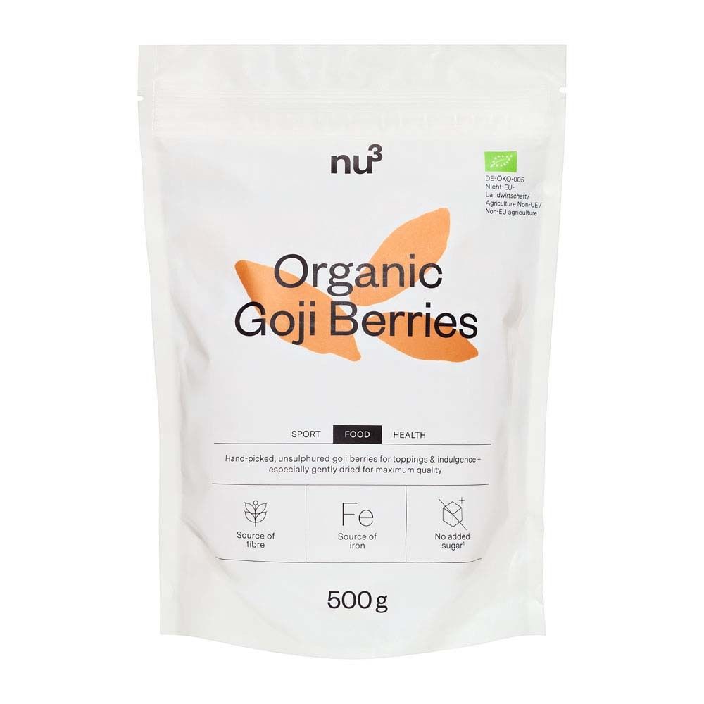 Goji Beeren Bio nu3 500 g Früchte