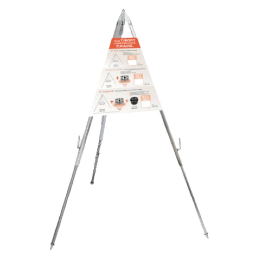 Petromax PX FC1000 Dreibein, Zusatzausstattung: Zubehörhaken, Typ (1215.106)