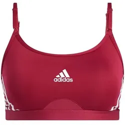 ADIDAS Damen BH TRN LS 3S B, Größe S in Rot Rot