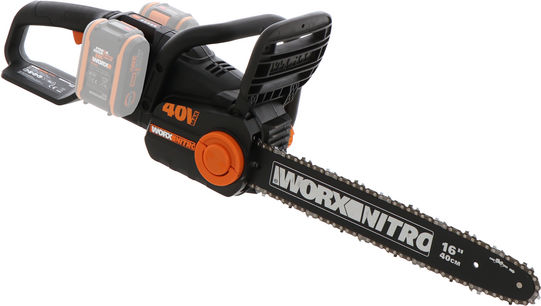 WORX NITRO WG385E.9 - Tronçonneuse à batterie  - 40 V - SANS BATTERIE NI CHARGEUR