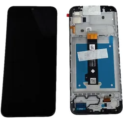 Motorola LCD + Touch + Frame für XT2155 Moto e20 - black, Weiteres Smartphone Zubehör, Schwarz