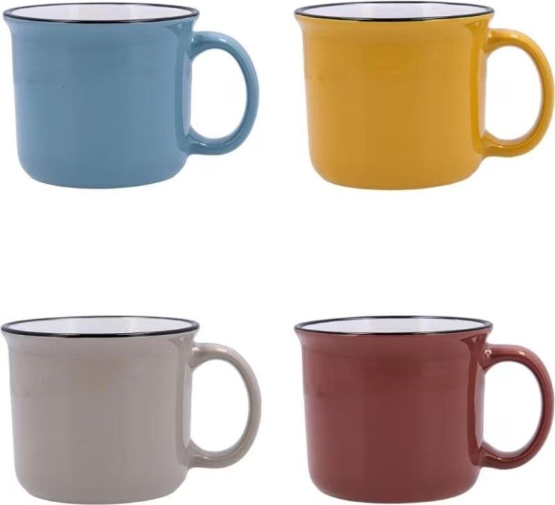 Set De Tazas Quid Estilo Vintage Multicolor Talla Única Unisex