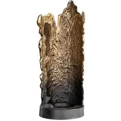 Schubiger, Pendelleuchte, Alu Leuchter "Vulcan" antik braun mit Farbverlauf