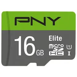 PNY Elite microSDHC UHS-I Speicherkarte 16 GB mit SD-Adapter