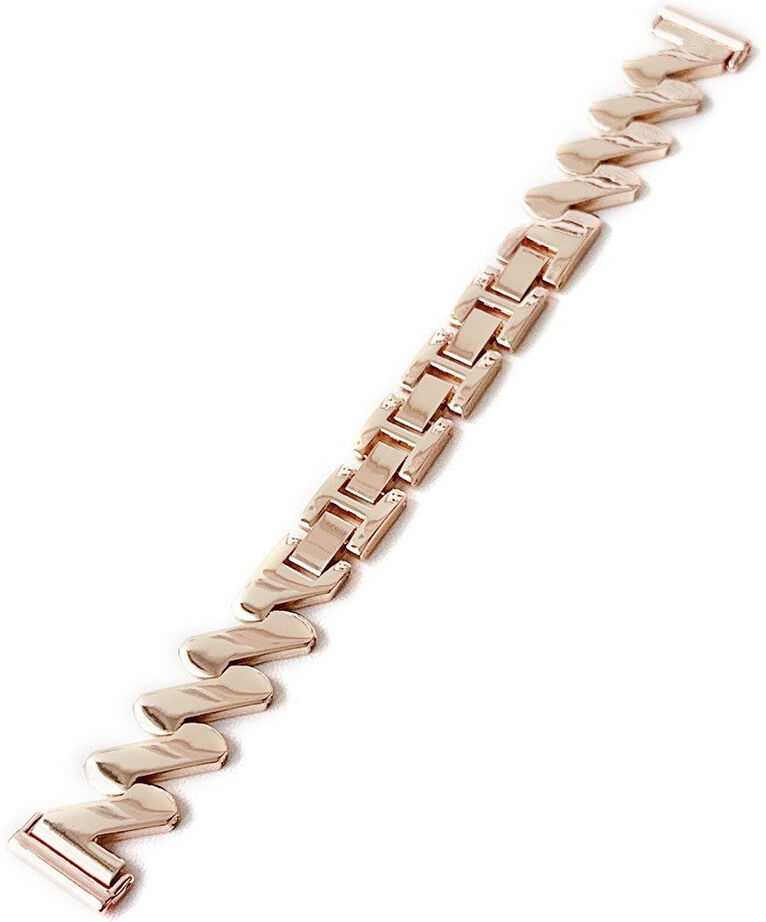 INCOVER Universal 20mm Smartwatch Rem - Bølget Metal - Rose Gold