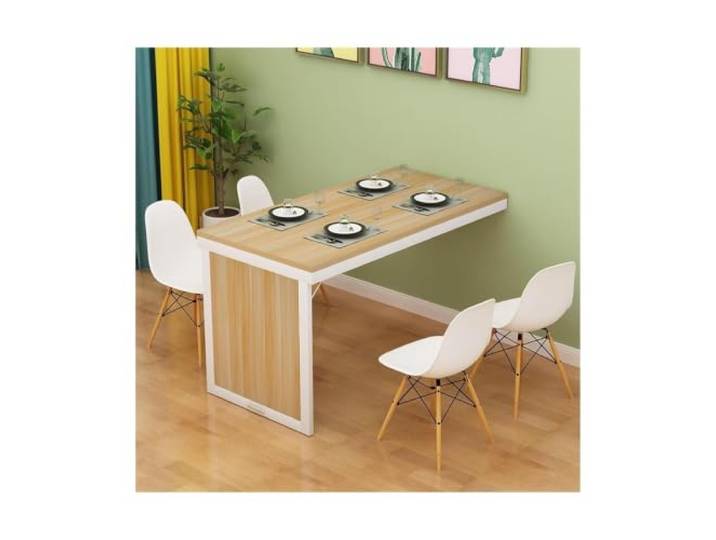 DJSKLDF Wandmontierter Klapptisch Klapptisch, Esstisch, kleine Wohnung, Haushalt, einfache Küchenkonsole(90 L 50 W 75 H)