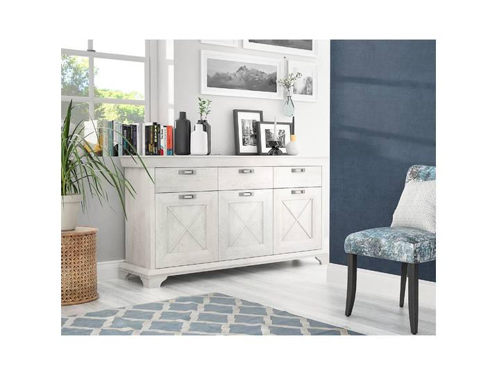 Sideboard I 178 x 96 x 48cm Weiß