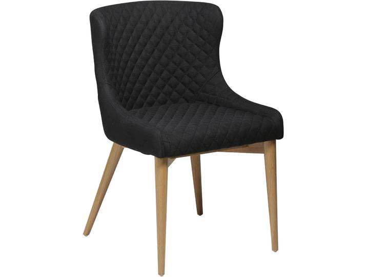 DAN-FORM Stuhl Vetro black Stoff