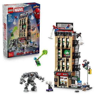 LEGO 76342 Marvel Spider-Man vs. Mysterio: Daily Bugle, Spielzeug ab 10