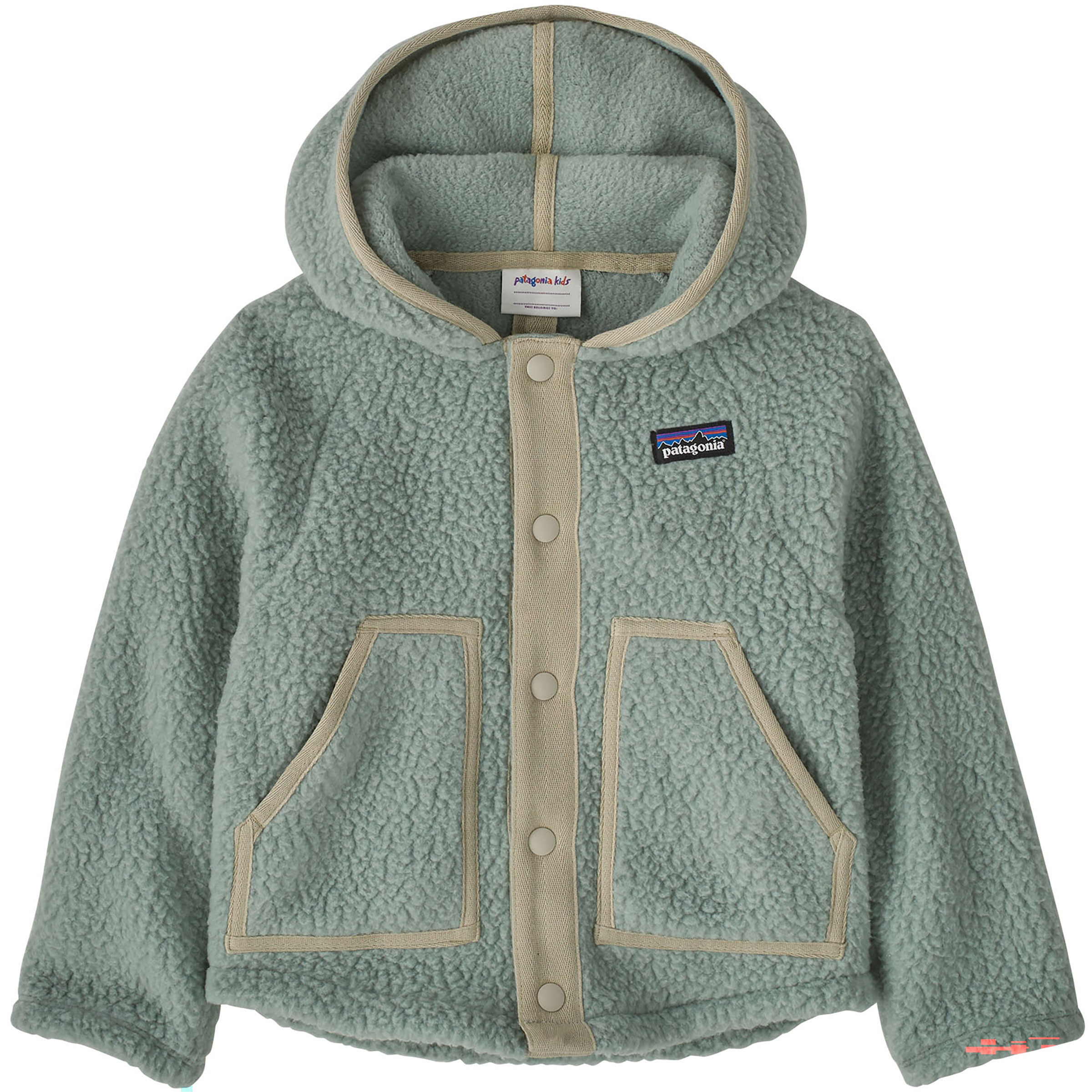 Patagonia Baby Retro Pile Kinder Fleecejacke grau Größe 110 Lifestyle Windabweisend Wasserabweisend