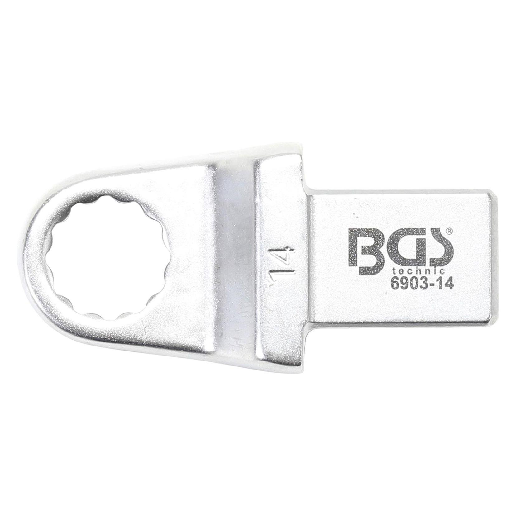 BGS Einsteck-Ringschlüssel 14 mm Aufnahme 14 x 18 mm (14 mm) (6903-14)