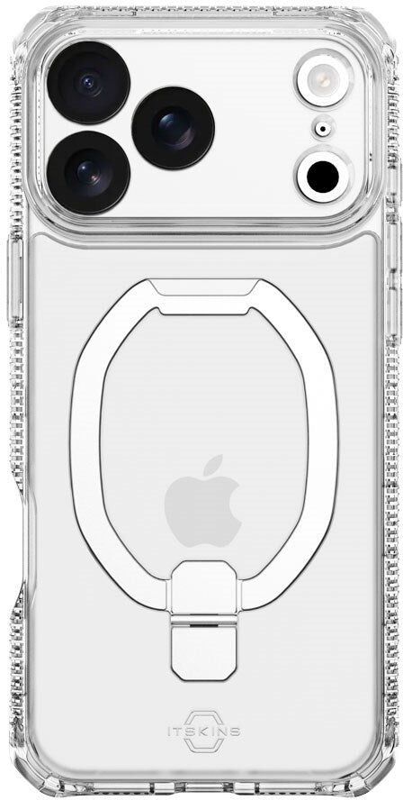 iPhone 17 Pro Max ITSKINS Hybrid Vapor Stand Case - MagSafe Kompatibel - Gennemsigtig
