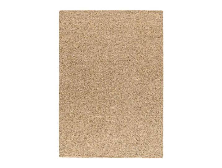 Tapis shaggy uni beige 133x190 cm