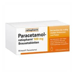 Paracetamol ratiopharm 500 mg 10 St
