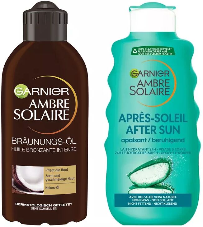 Garnier - Coco Bräunungs-Öl + Aftersun Milch, Set