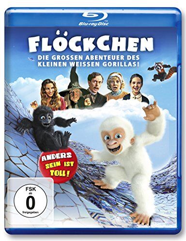 Andreas Schaer - Flöckchen - Die großen Abenteuer des kleinen weißen Gorillas [Blu-ray] - Preis vom 09.10.2026 07:28:09 h