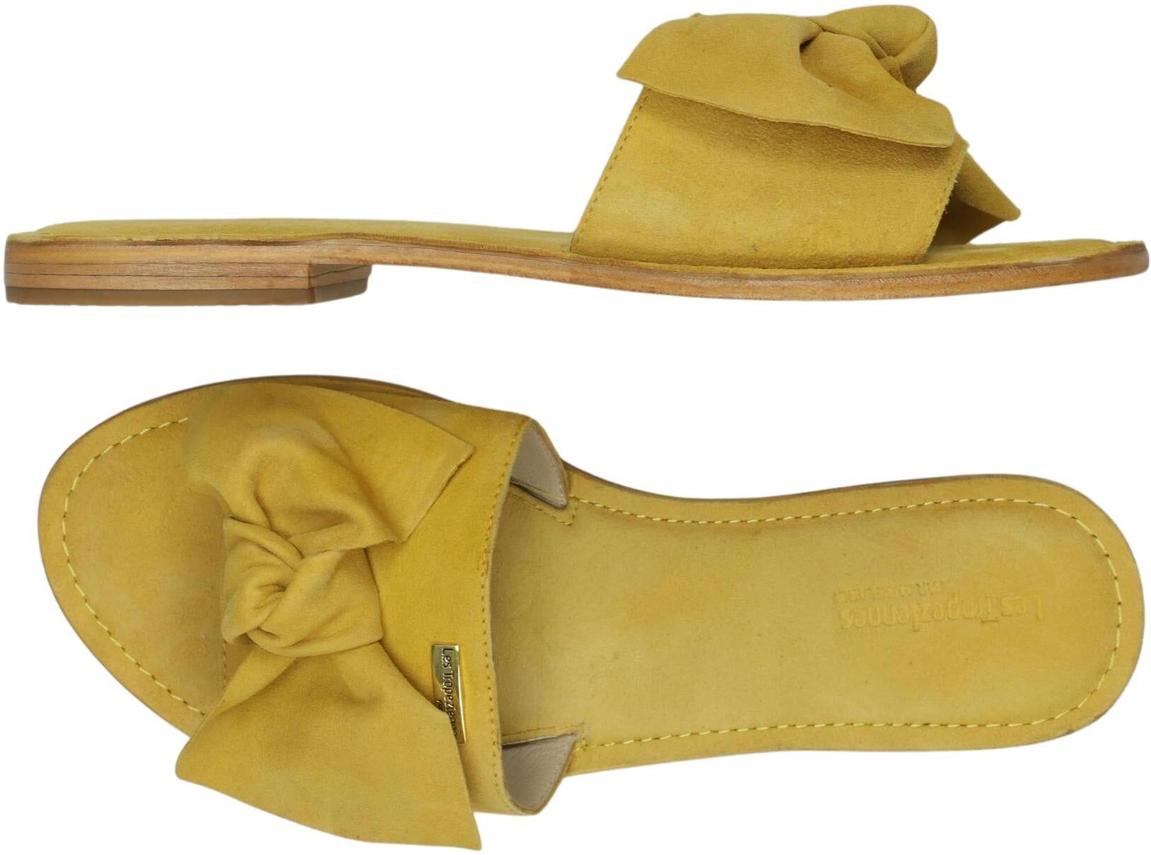 Les Tropéziennes par M Belarbi Damen Sandalen, Gelb, Gr. EU 41, Leder - Second Hand