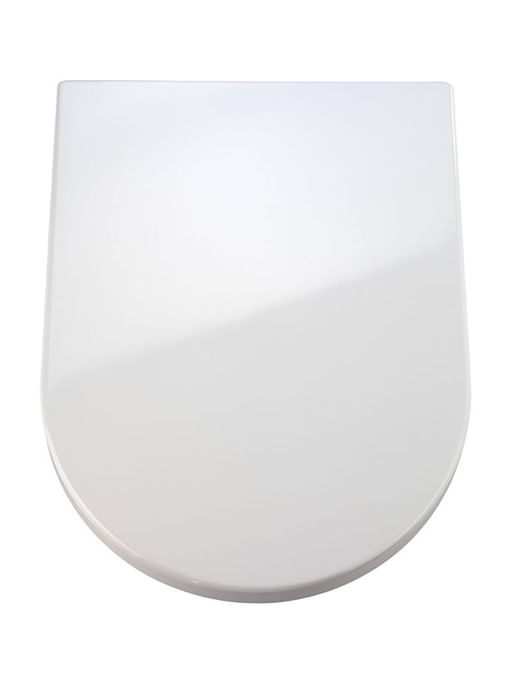 Wenko Absenkautomatik-WC-Sitz "Palma" in Weiß - onesize