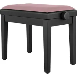 Classic Cantabile Pianobank Modell A Schwarz matt Velours Rosé