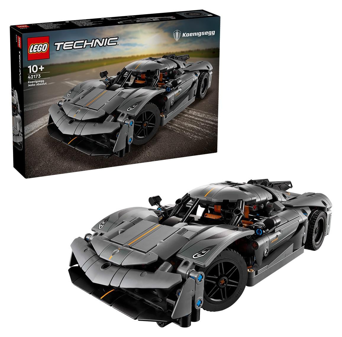 LEGO Technic Superauto Koenigsegg Jesko Absolut grijs 42173