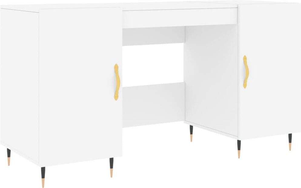 Fairmont Park Fidler Iron Writing Desk White/Black