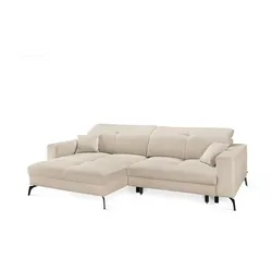 set one by Musterring Ecksofa Jersey Stoff Cream