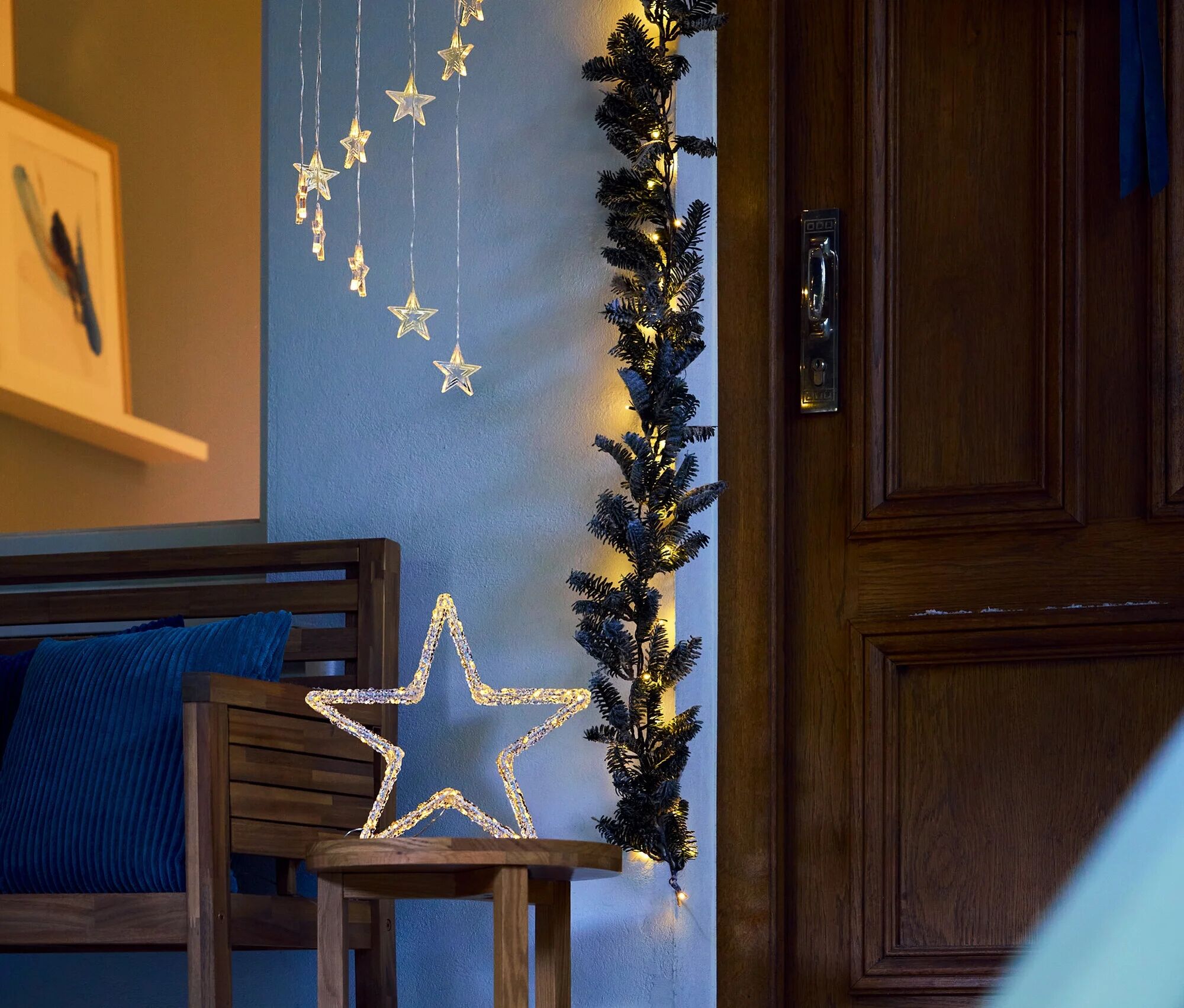 Tchibo - LED-Mobilé »Sterne« - silber