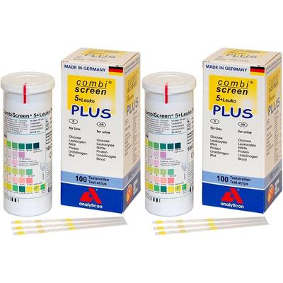 Combiscreen 5+Leuko Plus Teststreifen 2x 2x100 St