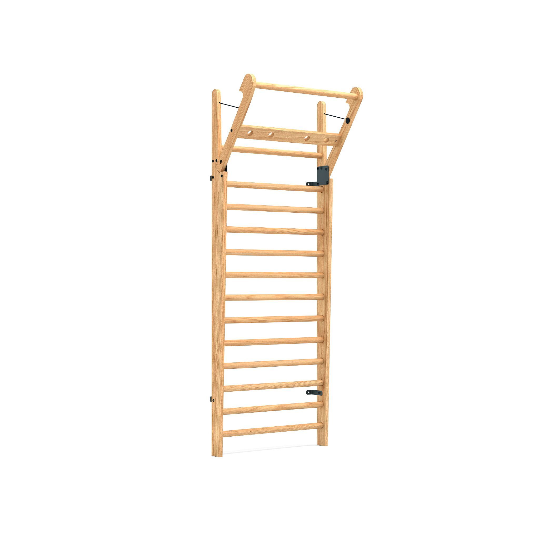 NOHrD WallBars Eiche, 120 kg, Wand, Holz, 790 mm, 130 mm, 2300 mm