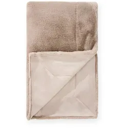 benuta Nest Decke Dave Beige 150x200 cm - Moderner Kurzflor-Teppich für Wohnzimmer